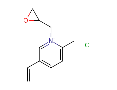 1-(2,3-epoxypropyl)-2-methyl-5-vinylpyridinium chlride