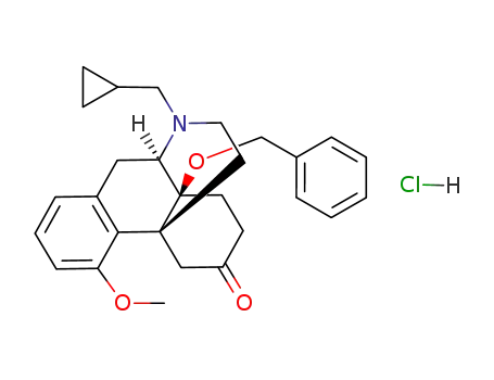 14-benzyloxy-17-cyclopropylmethyl-4-hydroxymorphinan-6-one hydrochloride