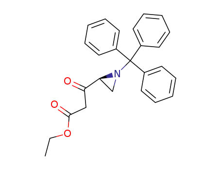 (4S)-3-oxo-4,5-(N-triphenylmethylepimino)pentanoic acid ethyl ester