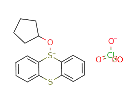 5-Cyclopentyloxy-thianthren-5-ium; perchlorate