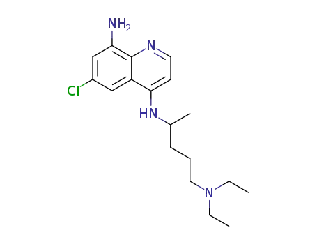 8-amino-6-chloro-4-(4-diethylamino-1-methylbutyl)aminoquinoline