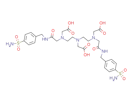 {{2-[carboxymethyl-(2-{carboxymethyl-[(4-sulfamoyl-benzylcarbamoyl)-methyl]-amino}-ethyl)-amino]-ethyl}-[(4-sulfamoyl-benzylcarbamoyl)-methyl]-amino}-acetic acid