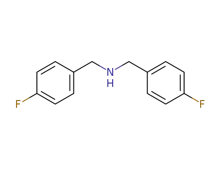 Molecular Structure of 134227-41-1 (Bis(4-fluorobenzyl)aMine, 97%)