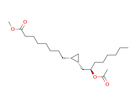 methyl cis-(9R,10R,12R)-12-acetoxy-9,10-methyleneoctadecenoate