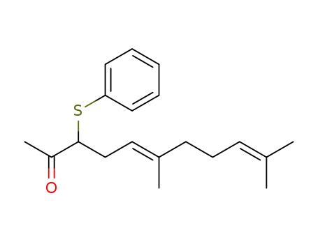 6,10-dimethyl-3-phenylthio-5E,9-undecadien-2-one