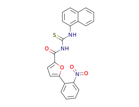 1-naphthalen-1-yl-3-[5-(2-nitro-phenyl)-furan-2-carbonyl]-thiourea