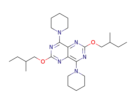 2,6-bis-(2-methyl-butoxy)-4,8-di-piperidin-1-yl-pyrimido[5,4-d]pyrimidine