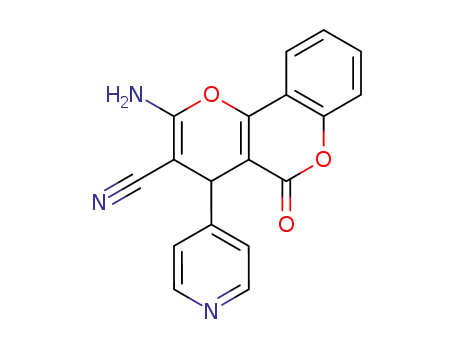 2‐amino‐4‐(pyridin‐4‐yl)‐5‐oxo‐4H,5H‐pyrano[3,2‐c]chromene‐3‐carbonitrile
