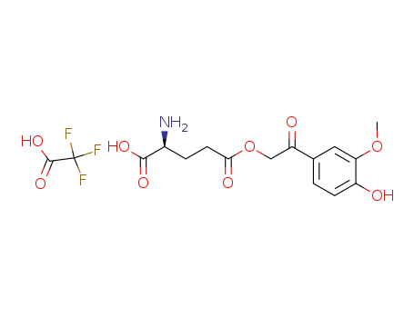γ-O-(4-hydroxy-3-methoxyphenacetyl) L-glutamate, trifuoroacetate salt