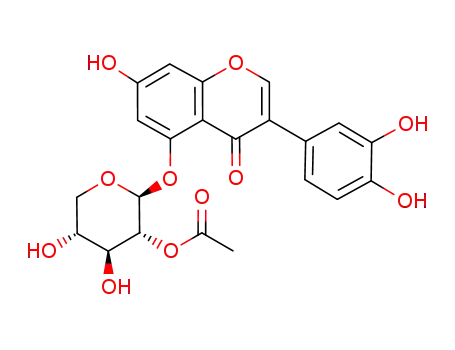 7,3',4'-trihydroxy-5-O-β-D-(2''-O-acetyl)xylopyranosyl-isoflavone