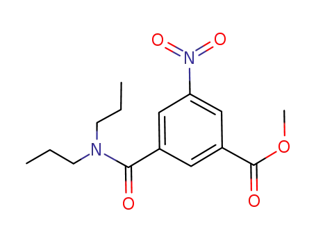 5-nitro-N,N-dipropyl-isophthalamic acid methyl ester