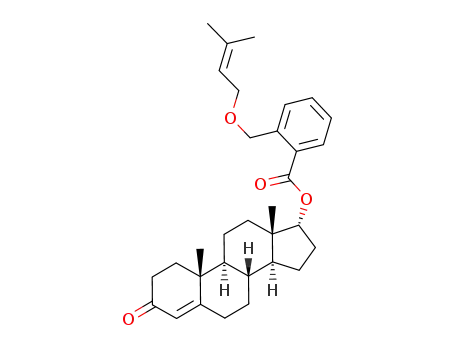 17-epitestosterone 2-(prenyloxymethyl)benzoate