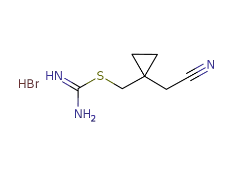1-(isothiuroniummethyl)cyclopropaneacetonitrile hydrobromide