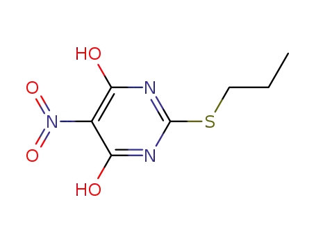 4,6-dihydroxy-5-nitro-2-(propylthio)pyrimidine