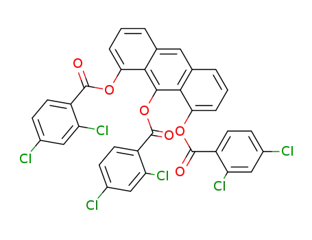 1,8,9-tri-(2,4-dichlorobenzoyloxy)anthracene