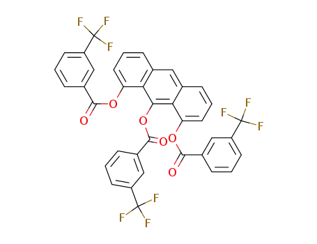 1,8,9-tri[3-(trifluoromethyl)benzoyloxy]anthracene