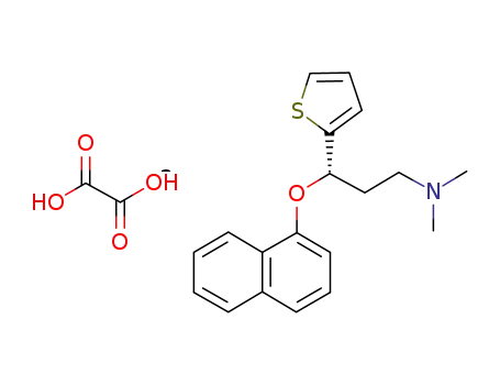 (S)-N,N-dimethyl-3-(1-napthaleneoxy)-2-thiophenepropanamine oxalate