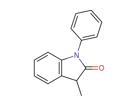 Molecular Structure of 23210-22-2 (3-METHYL-1-PHENYLINDOLIN-2-ONE)