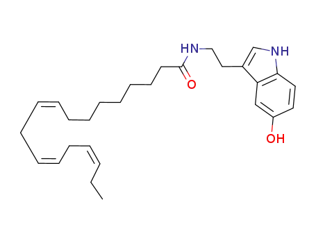 (Z,Z,Z)-N-[2-(5-hydroxy-1H-indol-3-yl)ethyl]-octadeca-9,12,15-trienamide