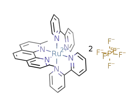 bis(2,2'-dipyridyl)-2,9-dimethyl-o-phenantrolineruthenium(II) hexafluorophosphate