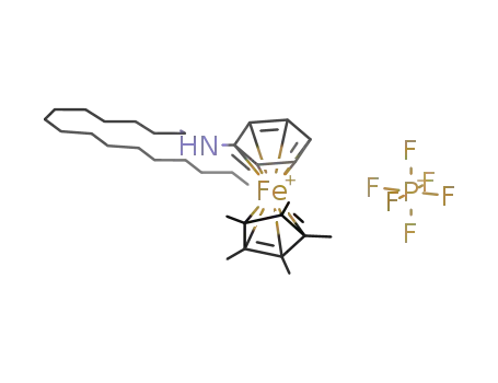 (η6-hexadecylaminobenzene)(η5-pentamethylcyclopentadienyl)iron hexafluorophosphate