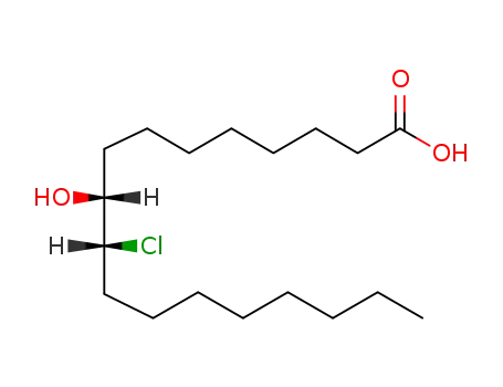 (+/-)-threo-10-chloro-9-hydroxy-octadecanoic acid