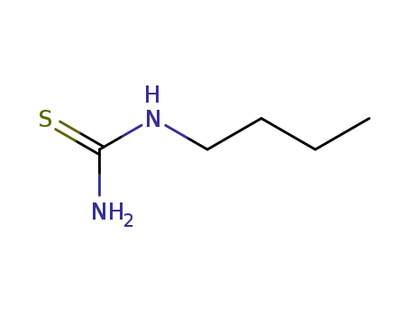 Molecular Structure of 1516-32-1 (N-BUTYLTHIOUREA)