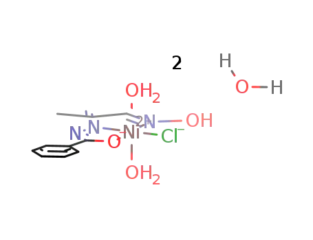 diaqua(chloro)(2-hydroxyimino-1-methylethylidene)benzhydrazidenickel(II) dihydrate