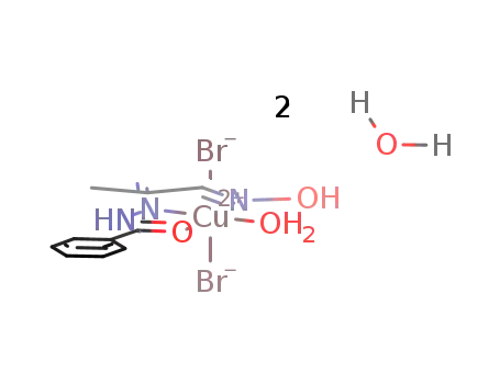 dibromo(2-hydroxyimino-1-methylethylidene)benzhydrazideaquacopper dihydrate