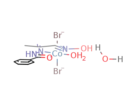 dibromo(2-hydroxyimino-1-methylethylidene)benzhydrazideaquacobalt monohydrate