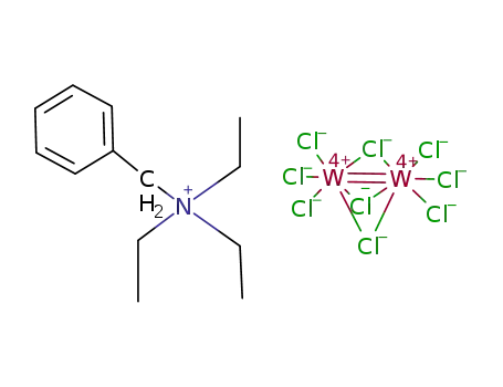 (BnEt3N)[W2(μ-Cl)3Cl6]