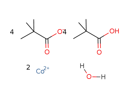 (μ-aqua)tetrakis(pivalato)tetrakis(pivalic acid)dicobalt