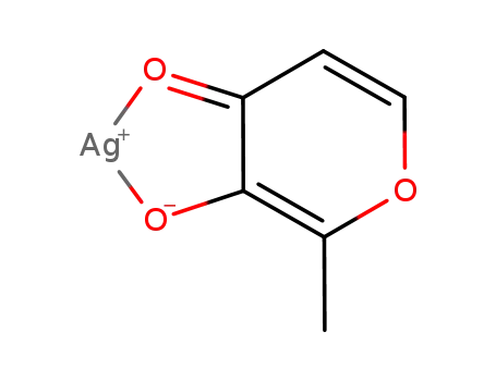 silver(I) 3-hydroxy-2-methyl-γ-pyranoate