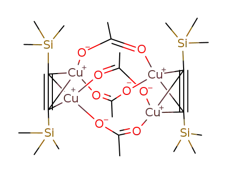 [((CH3)3SiC2Si(CH3)3)[Cu(μ-acetate)]2]2
