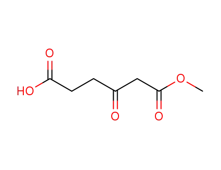 Molecular Structure of 191542-37-7 (Hexanedioic acid, 3-oxo-, 1-methyl ester)