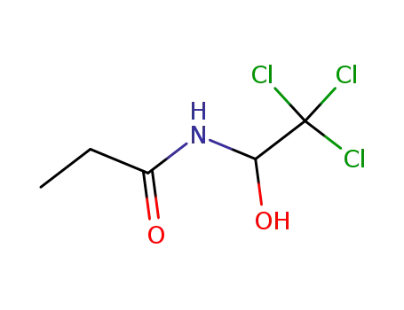 N-(2,2,2-trichloro-1-hydroxyethyl)propionamide