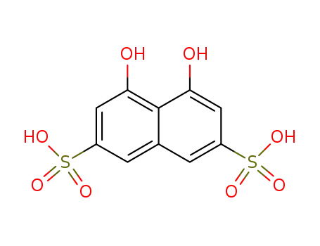 Molecular Structure of 148-25-4 (1,8-Dihydroxynaphthylene-3,6-disulfonic acid)