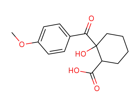 2-hydroxy-2-(4-methoxybenzoyl)cyclohexane-1-carboxylic acid