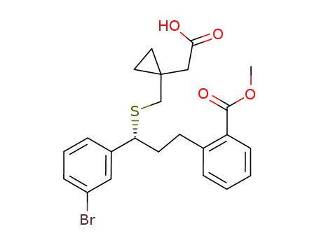 (R)-2-(1-((1-(3-bromophenyl)-3-(2-(methoxycarbonyl)phenyl)propylthio)methyl)cyclopropyl)acetic acid