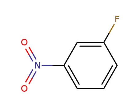 Molecular Structure of 402-67-5 (1-Fluoro-3-nitrobenzene)