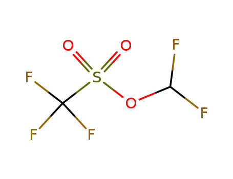 Molecular Structure of 1885-46-7 (Trifluoromethanesulfonic acid difluoromethyl ester)