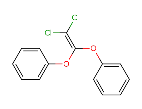 Benzene, 1,1'-[(dichloroethenylidene)bis(oxy)]bis-