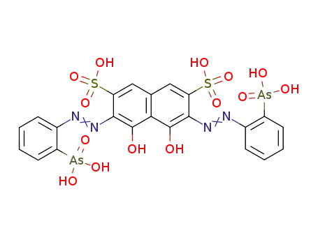 Molecular Structure of 1668-00-4 (ARSENAZO III SODIUM SALT)