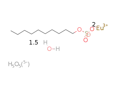 europium hydroxy(decylsulfate) sesquihydrate