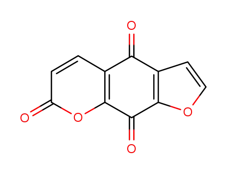 Molecular Structure of 483-36-3 (5,8-Dioxopsoralen)