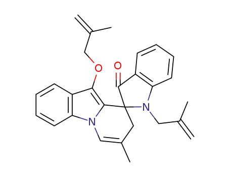 3'-methyl-1-[3-(2-methyl)prop-1-enyl]-10'-[3-(2-methyl)-prop-1-enyl]oxy-2'H-spiro(indoline-2,1'-pyrido[1,2-a]indol)-3-one
