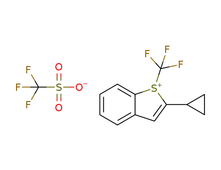 2-cyclopropyl-1-(trifluoromethyl)benzo[b]thiophenium triflate