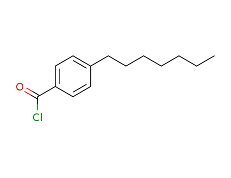 Molecular Structure of 50606-96-7 (4-N-HEPTYLBENZOYL CHLORIDE)