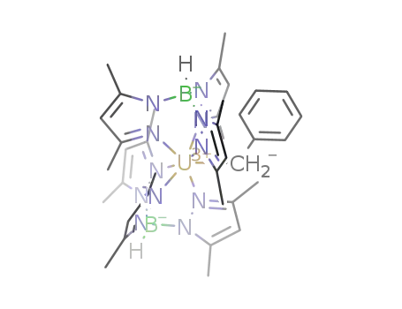 (hydrotris(3,5-dimethylpyrazolyl)borate)2U(CH2Ph)