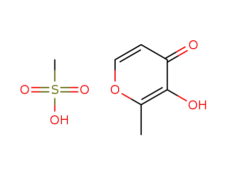 3,4-dihydroxy-2-methylpyrylium methanesulfonate